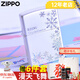ZIPPOzippo打火機珍珠銀禮物美國原裝進(jìn)口雪花漫天飛舞送男女友 珍珠銀漫天飛舞【發(fā)財禮盒】