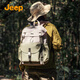 吉普（JEEP）戶外騎行雙肩包女輕便登山旅行包大容量電腦包休閑徒步背包