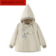 緣妕凌女童棉襖棉服外套秋冬寶寶冬季衣服加絨加厚外穿網(wǎng)紅洋氣 暖沙色加棉加絨(不帶毛領(lǐng))配 80