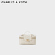 CHARLES&KEITH手提方盒化妝包斜挎小方包女生日禮物CK2-50782376 Beige米色 S