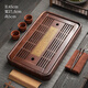 陶福氣簡(jiǎn)約百搭長(cháng)方形實(shí)木茶盤(pán)家用功夫茶具小型干泡臺茶臺儲水式茶托盤(pán) 園藝·柯木排蓄兩用茶盤(pán)-中號