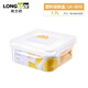 龍士達(dá)微波爐飯盒保鮮盒 1.7L透明塑料密封便當(dāng)盒儲物盒LK-2010單位：個(gè)
