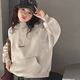兜兜王國女童衛(wèi)衣2025新款兒童春秋洋氣時(shí)髦上衣女孩大童春裝網(wǎng)紅炸街衣服 米色 150 【建議身高140cm-150cm】