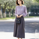 夏典素訂女王（SE.PSTP）2025女裝原創(chuàng  )品牌韓系風(fēng)格穿搭一整套紫色上衣兩件套裙上衣 紫色上衣+灰色半身裙 M