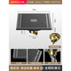 九牧 ( JOMOO )槍灰304地漏全銅芯防臭蟲(chóng)化妝室浴室陽(yáng)臺(tái)淋浴房洗衣機(jī)長(zhǎng)條大 槍灰淋浴單用全銅芯加厚款
