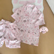 另約冰絲睡衣女款夏季涼感短袖短褲2025新款日系可愛小兔子家居服套裝 50800 粉格兔子 M