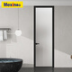 美心合金門(mén)衛生間門(mén)廚房陽(yáng)臺平開(kāi)門(mén)廁所門(mén)單層鋼化玻璃極窄邊框定制尺寸K401-平開(kāi)單包1.6㎡內