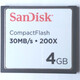 閃迪Sandisk CompactFlash 存儲卡 CF卡  50孔 閃存卡   大卡白盒包裝 CF4G 30m/s