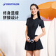 迪卡儂【新品】游泳衣女連體裙式抗氯防曬泳裝顯瘦泡溫泉5416814