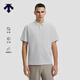 DESCENTE 迪桑特ESSENTIAL系列男女同款短袖POLO衫夏季新品 LG-Oyster Mushroom XL (180/100A)