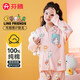 芬騰兒童睡衣女童早春純棉布朗熊可妮兔IP中大童家居服