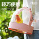 YEE鸚鵡外出籠外帶透氣便攜大空間遛鳥牡丹虎皮鳥籠【紫色+肩帶】