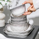佩爾森（CERAMICS）釉下彩陶瓷米飯碗家用2025新款吃飯碗好看的碗盤(pán)餐具套裝 6英寸面碗-2個(gè)裝 1英寸飯碗