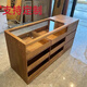 葉余吧臺(tái)玻璃中島臺(tái)展示桌儲(chǔ)物柜店鋪柜臺(tái)流水臺(tái)接待前臺(tái)中島臺(tái)展示臺(tái) 定制尺寸顏色1*1*1