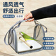 哇米鸚鵡外出包便攜鳥(niǎo)包外帶籠小鳥(niǎo)玄鳳小太陽(yáng)出行背包出游遛鳥(niǎo)斜挎包 外出包【帶站桿背帶/26*19*19.5