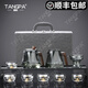 唐帕（TANGPA）玻璃茶具套裝家用2024新款輕奢高檔中式泡喝茶壺全套高端茶杯禮盒 杯底金山6杯裝-煙山茶壺茶具套組