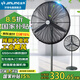 金羚工業(yè)風扇落地扇強力牛角扇立式電風扇大風力商用金屬扇大功率壁扇工廠車間壁掛風扇純銅電機 650落地扇/200W