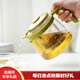 恒福 玻璃茶壺旋轉(zhuǎn)式茶水分離泡茶壺茶具高檔加厚耐高溫懶人飄逸杯 得意壺一代（恒福專色） 700ml