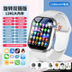 BPQ5G智能兒童電話手表可插卡定位WiFi下載全網(wǎng)通學(xué)生初高中專用青少年女男款旗艦店成人 銀色·旋轉(zhuǎn)雙攝版 微信QQ抖音（NFC/WiFi）