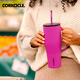 CORKCICLE.巨無霸吸管保溫杯大容量手柄保冷杯子車載冰霸杯火龍果色890ml
