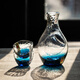 TOYO-SASAKI GLASS【品牌官旗】日本進(jìn)口東洋佐佐木冰酒壺套裝手工日式星空冷酒壺 星空冷酒套裝