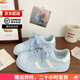 小回力家多巴胺貝殼鞋女2025春秋新款chic小眾低幫運動鞋學(xué)生小白鞋板鞋 藍色 37 -秒發(fā)貨贈運費險腳寬拍大一碼