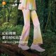 moodytiger【仙女家族】女童微喇褲涼感防曬25年夏季新品高彈速干兒童運(yùn)動(dòng)褲