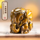 朱炳仁 手握吉祥銅象 客廳玄關(guān)桌面擺件