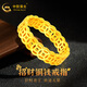 中國黃金（CHINA GOLD）黃金戒指古法銅錢(qián)戒指招財進(jìn)寶錢(qián)幣戒指財源滾滾送女友生日禮物 【約4.1g】圈號15