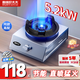 猛火灶煤氣灶單灶臺式單眼灶家用商用低壓直噴猛火液化氣灶煤氣爐 【升級】5.2kW增壓猛火-加大爐頭 液化氣【罐裝】