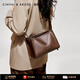 CinvaiKrose小c&k包包女包輕奢侈2026新款品牌斜挎包單肩枕頭包三八節禮物 咖啡色-CK女包生日禮物送女友