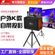 丹嘜仕（Danms）戶外K歌音響帶顯示屏自帶投影儀幕布廣場舞音箱觸屏移動ktv視頻點歌機 K-930(自帶投影官方套裝)+大禮包