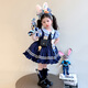 迪士尼（Disney）童裝洛麗塔公主裙女童夏季連衣裙2025新款兒童裙子兔子警官蓬蓬裙 連衣裙+裙撐 100 建議2~3歲（ 90-100cm）