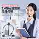 博音2.4G無(wú)線麥克風(fēng)頭戴式教師上課小蜜蜂擴(kuò)音器耳麥戶外藍(lán)牙音響話筒 四合一雙麥版【巖黑】無(wú)延遲不嘯叫