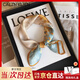 Calznklien絲巾女桑蠶絲真絲2026新款小方巾實(shí)用生日禮物送媽媽送領(lǐng)導伴手禮 【油彩藍金】高級感禮盒裝