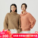 哥弟真的好（GIRDEAR）女裝高領(lǐng)廓形羊毛針織衫毛衣女A301396 卡其 L (4碼)