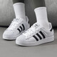 adidas阿迪達(dá)斯三葉草男鞋女鞋板鞋 25夏季新款情侶金標(biāo)貝殼休閑鞋子女 白色貝殼頭黑標(biāo)IH8659&JQ4098 37