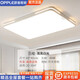 歐普照明（OPPLE）led吸頂燈具大全2025新款客廳燈臥室燈餐廳燈全光譜套餐 長(cháng)方形白光60*40CM60瓦白框 全光譜護眼