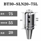 OLOEY數控CNC側固式刀柄BT30暴力鉆BT40-SLN16/20/25/32/40快速鉆刀柄 BT30-SLN20-75L 送拉釘