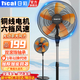 日彩（ricai）工業(yè)風扇落地扇家用立式電風扇大風力搖頭強力電扇客廳商用工廠車間商業(yè)風扇 20英寸強力扇【五葉】銅線電機