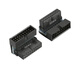塵土 Type-e轉接頭USB3.1前置擋板線Type-E轉Type-C母 SATA主板 PCI拓展 USB3.0 19P/20P彎頭 B款 卡扣朝內(nèi) 【一個裝】