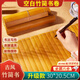 泉碧焱竹簡書卷空白道具學(xué)生DIY書法美工卷軸書房擺件六一兒童舞臺表演 【空白竹簡】一卷 【尺寸：20.5*30cm】15片