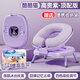 鴻迪兒童午睡枕小學(xué)生午睡神器趴睡枕桌面午休枕頭小孩教室睡午覺(jué)抱枕 高貴紫【增高支架+冰絲枕套】 含枕芯 小學(xué)生初中生通用課桌枕頭
