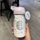 星巴克星巴克杯子情人節(jié)新款Contigo康迪扣生日禮物限量星黛露吸管杯子 紫櫻吸管杯450ml