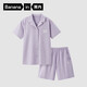 蕉內(nèi)棉棉500E女士睡衣夏季涼感居家服純棉抑菌短袖短褲家居服情侶套裝