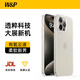 W&P適用蘋果15Pro手機(jī)殼 iPhone15pro保護(hù)套全包防摔半透液態(tài)硅膠軟殼wp【半透】真液態(tài)硅膠