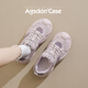 奧古獅登（Agsdon）老爹鞋女夏季新款網(wǎng)面透氣戶外登山鞋運(yùn)動(dòng)鞋女休閑鞋W151200紫37