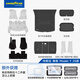 固特異（Goodyear）汽車腳墊全包圍適用于特斯拉modelY煥新款360航空軟包全包圍腳墊 煥新ModelY 360腳墊白+仿羊絨 12件套