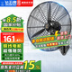 鉆石牌（DIAMOND）工業(yè)風(fēng)扇電風(fēng)扇落地扇大風(fēng)力強(qiáng)力牛角扇大功率吹除甲醛壁扇大風(fēng)扇工廠車間搖頭風(fēng)扇 650 工業(yè)壁扇【銅線電機(jī)2.5米線】