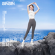 SIINSIIN6.0鯊魚(yú)褲女外穿2025新款收腹瑜伽褲子打底褲顯瘦 【冰皮夏季款】顯瘦黑 L （105-120斤）